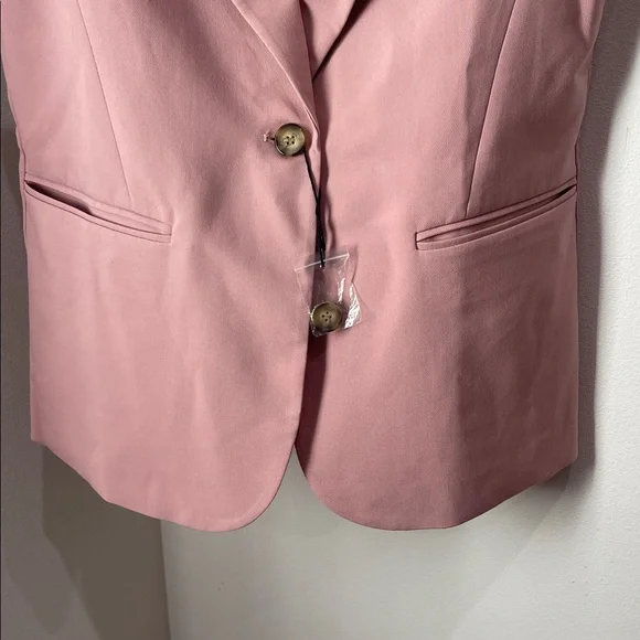 NWOT dusty pink MINA SELF vest - Picture 4 of 6